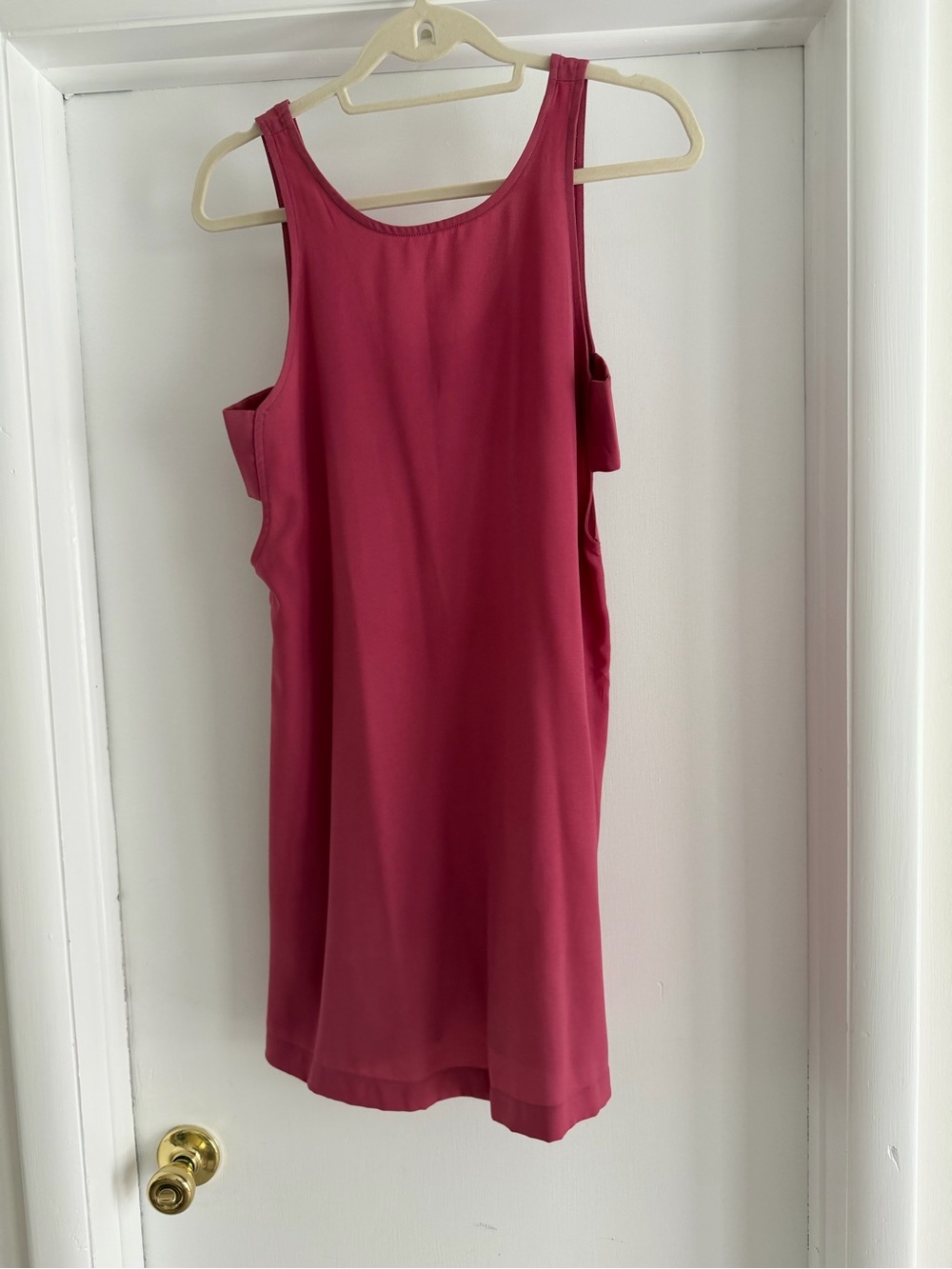 Sleeveless Rose Pink Women's Dress